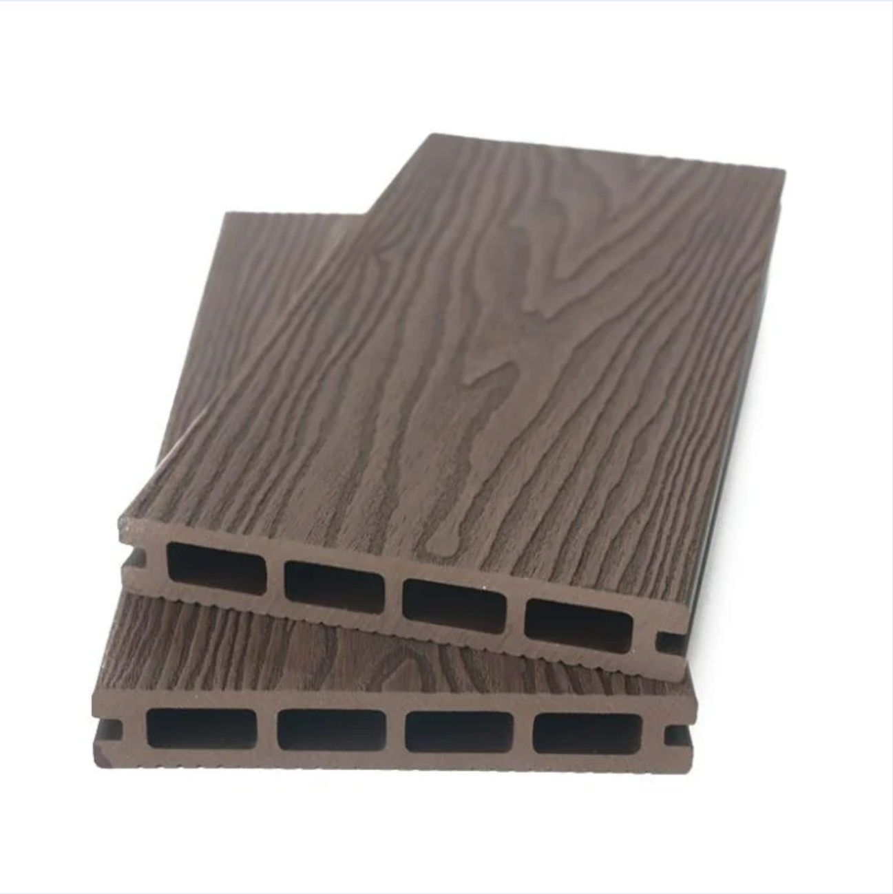 เป็นมิตรกับสิ่งแวดล้อมปลอดสารพิษ Co-Extrusion Composite WPC Outdoor Flooring